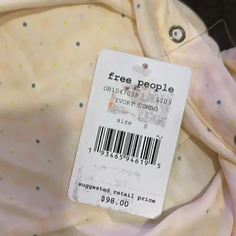 NWT Free People Women’s Button Top
